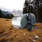 Custom Mini off Road Teardrop Caravan Slide in Camper Van Trailers Camping Caravan Small Travel Trailer for Sale