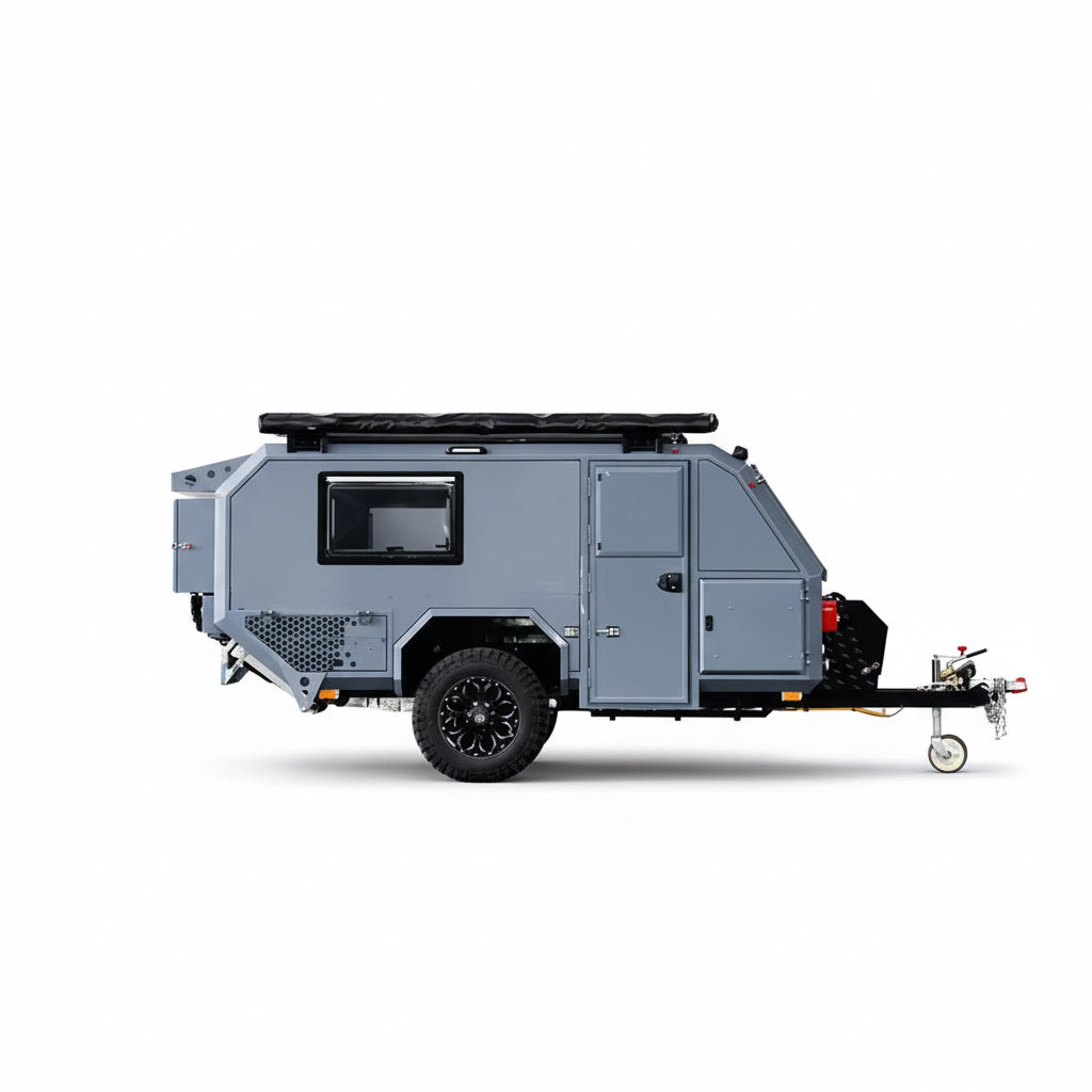 Customize Mini Camper Trailers off Road Caravan Mini Rv Camper Small Travel Trailer Camper Trailer Aluminum
