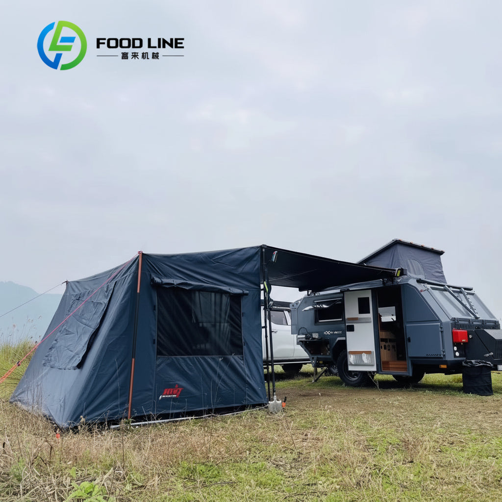 Customize Mini Camper Trailers off Road Caravan Mini Rv Camper Small Travel Trailer Camper Trailer Aluminum