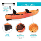 Spitfire 12 Ft Tandem Kayak, Sunset Fusion (90915)