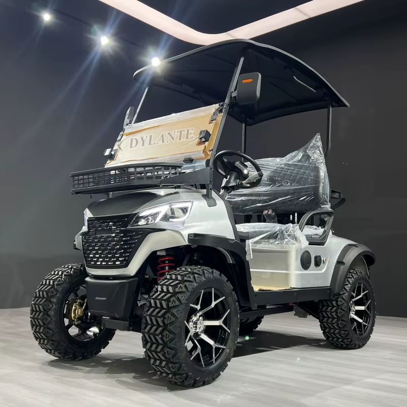 2025 Fast 45KM/H Lithium Battery 2 4 Seats Electric Club Golf Buggy 72V City Golf Scooter Golf Carts 2+2 Seater Golf Cart