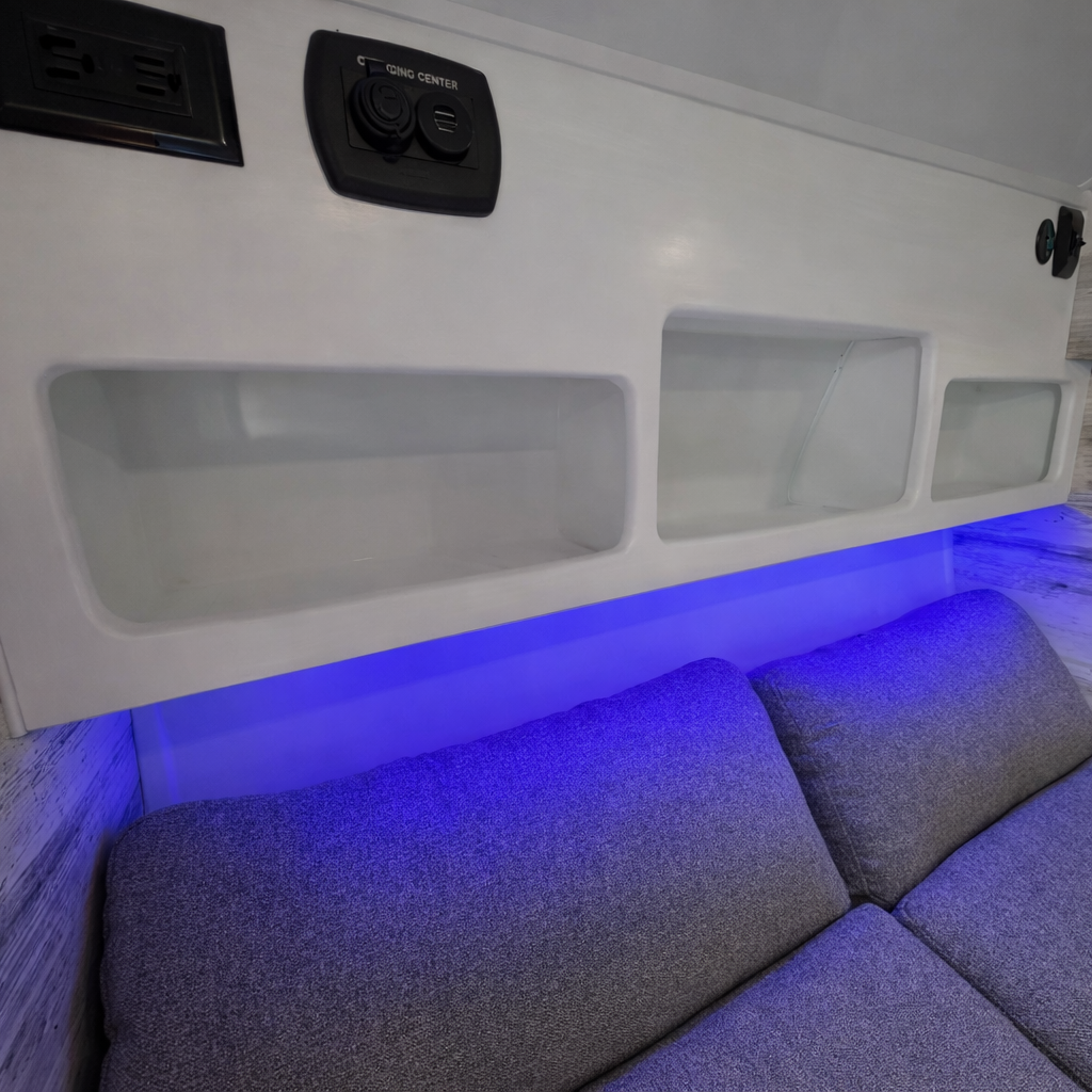 Custom Mini off Road Teardrop Caravan Slide in Camper Van Trailers Camping Caravan Small Travel Trailer for Sale