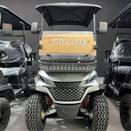2025 Fast 45KM/H Lithium Battery 2 4 Seats Electric Club Golf Buggy 72V City Golf Scooter Golf Carts 2+2 Seater Golf Cart