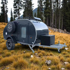 Custom Mini off Road Teardrop Caravan Slide in Camper Van Trailers Camping Caravan Small Travel Trailer for Sale